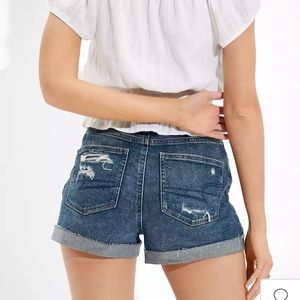 NWOT AE Stretch Denim Mom Shorts
